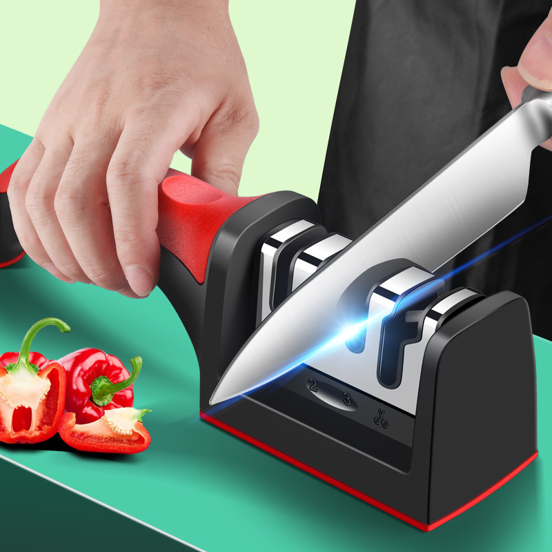 Workshop Tools Knife Sharpener - Aiguiseur de couteaux double face en