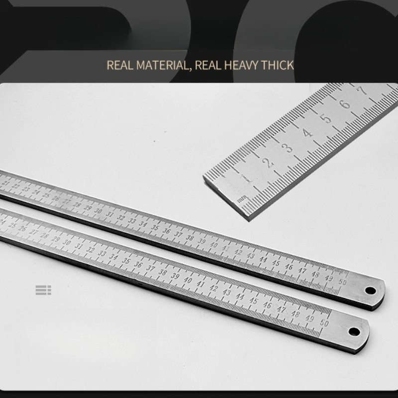 Workshop Tools And Safety - Règle en acier inoxydable de 5