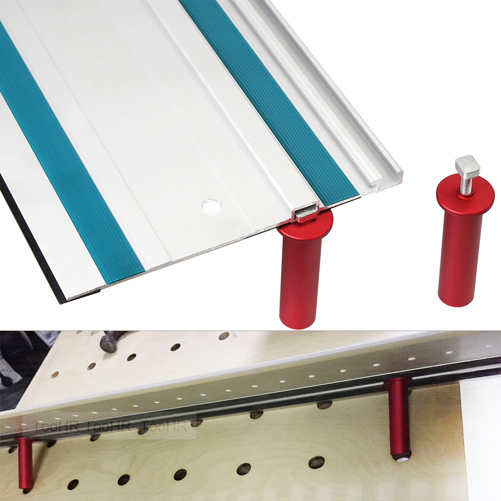 Bench Dog Hole - Rail de guidage en alliage d'aluminium,