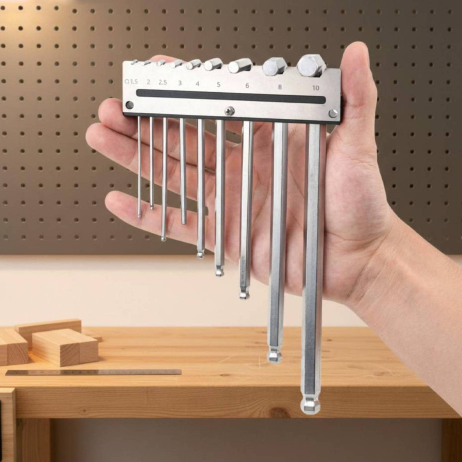Support mural pour clés hexago - Tools In Metal Workshop avis et prix